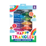 Ooly Happy Triangles Jumbo Crayons