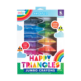 Ooly Happy Triangles Jumbo Crayons