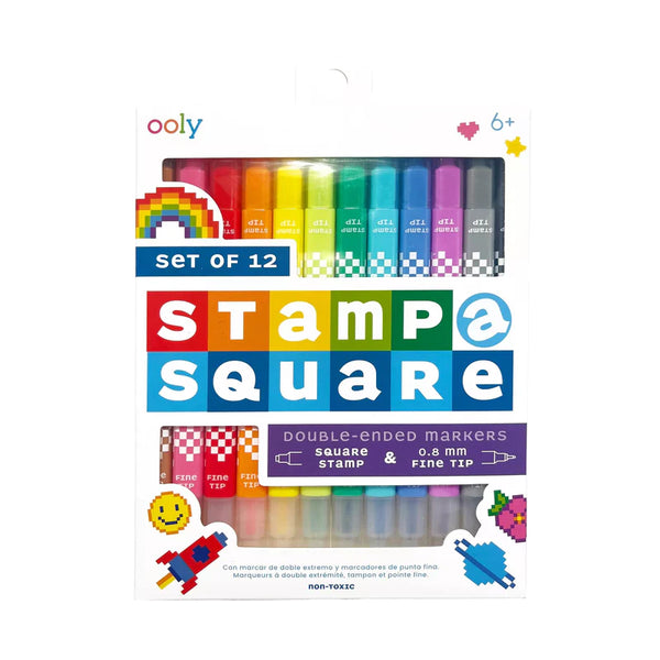 Ooly Stamp-A-Squre Double Ended Markers