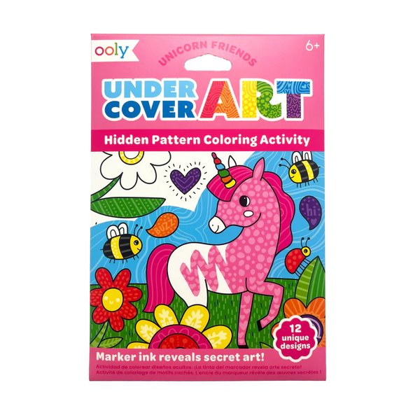 *NEW* Ooly Undercover Art Hidden Pattern Coloring Activity Cards