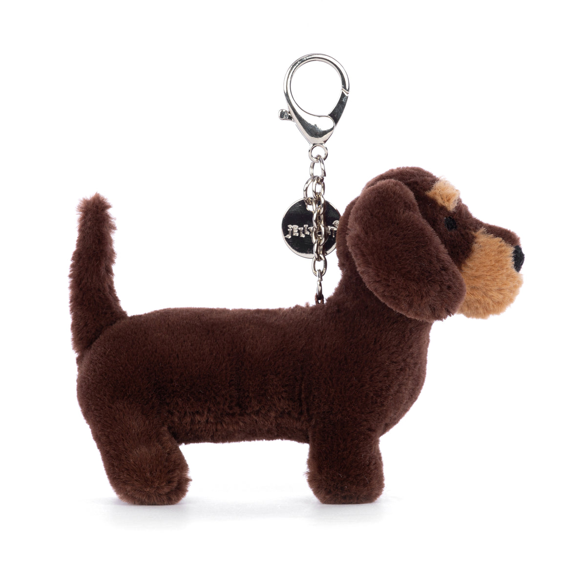 Dachshund Keychain, Dachshund as Hot Dog, Wiener Dog, Food