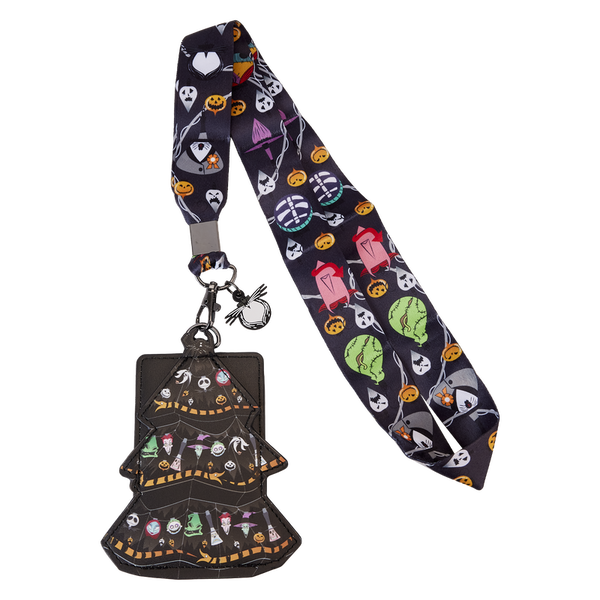 *FINAL SALE* Loungefly Nightmare Before Christmas Christmas Tree Lanyard with Card Holder