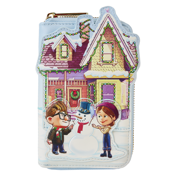 *FINAL SALE* Loungefly Disney Pixar Up House Holiday Zip Around Wallet
