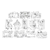 Ooly Undercover Art Hidden Pattern Coloring Activity Cards