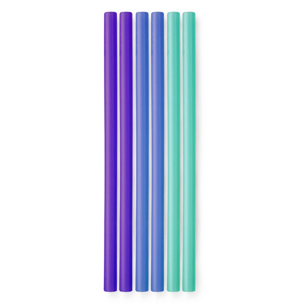 GoSili Reusable Silicone Straws, Standard 6 pack
