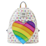 *FINAL SALE* Loungefly Lisa Frank Rainbow Heart Mini Backpack with Waist Bag