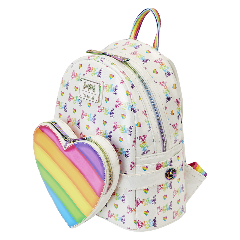 FINAL SALE* Loungefly Lisa Frank Rainbow Heart Mini Backpack with