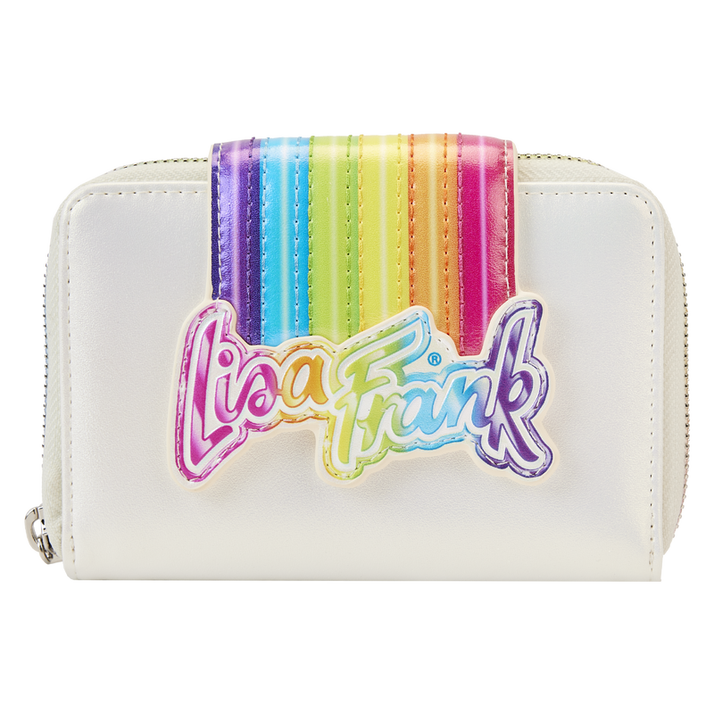 FINAL SALE* Loungefly Lisa Frank Rainbow Logo Zip Around Wallet – South  Coast Baby Co