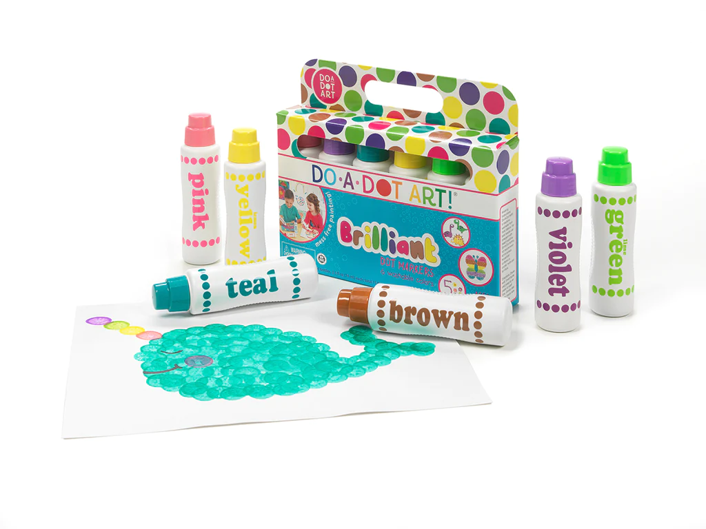 Do A Dot Art Brilliant Dot Markers, 6-Pack