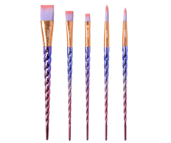 Yoobi Unicorn Paint Brush Set
