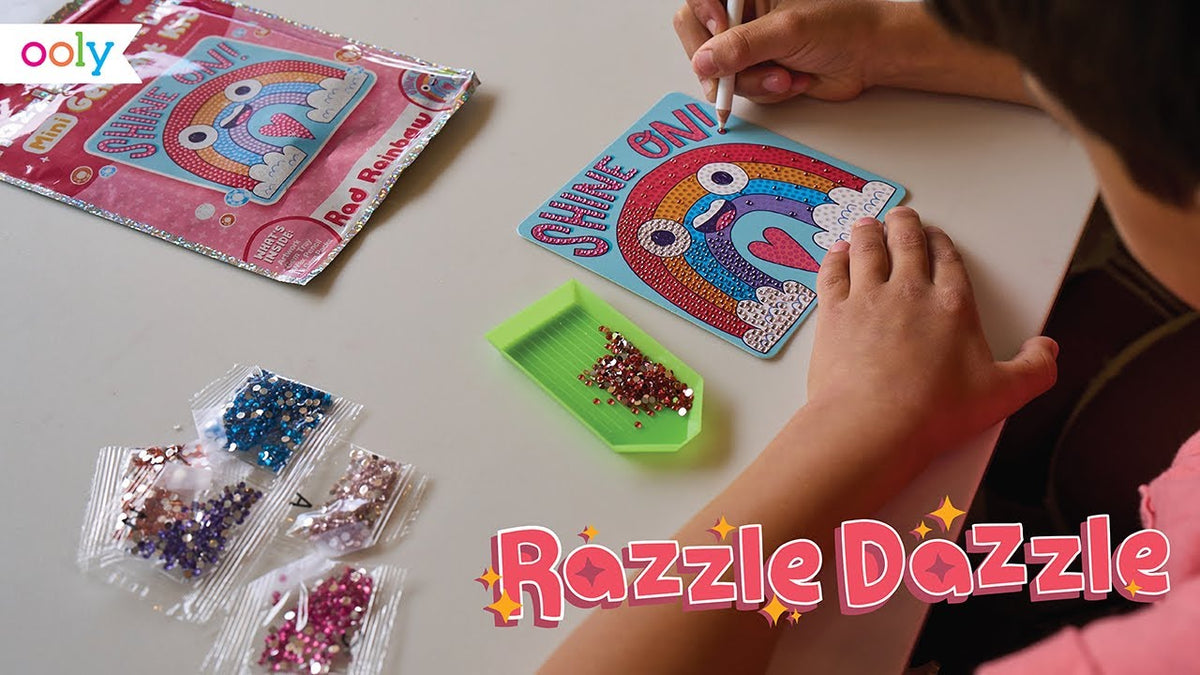 Ooly Razzle Dazzle DIY Mini Gem Art Kit Pretty Panda