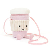 *NEW* Jellycat Amuseable Coffee-To-Go Pink Bag (LIMIT 1)