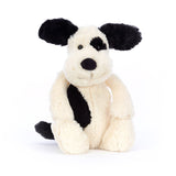 *COMING SOON* Jellycat Bashful Black & Cream Puppy (LIMIT 2)