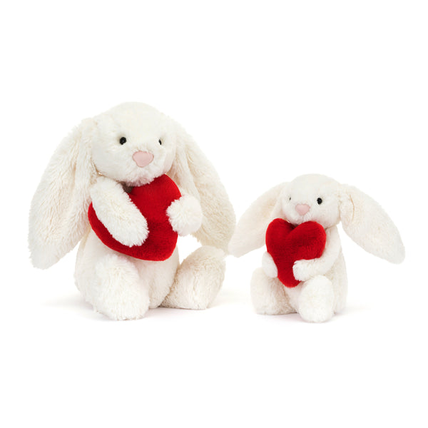 *NEW* Jellycat Bashful Red Love Heart Bunny