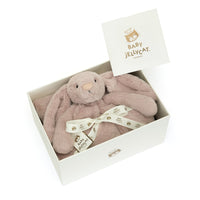 *NEW* Jellycat Bashful Luxe Bunny Rosa Blankie with Gift Box