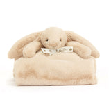 *NEW* Jellycat Bashful Luxe Bunny Willow Blankie with Gift Box