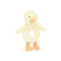 *NEW* Jellycat Bashful Duckling Ring Rattle