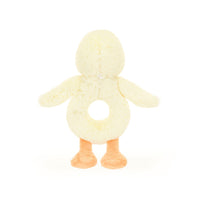 *NEW* Jellycat Bashful Duckling Ring Rattle