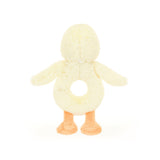 *NEW* Jellycat Bashful Duckling Ring Rattle