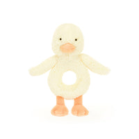 *NEW* Jellycat Bashful Duckling Ring Rattle