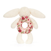 *NEW* Jellycat Blossom Cream Bunny Berry Ring Rattle