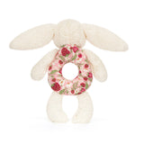 *NEW* Jellycat Blossom Cream Bunny Berry Ring Rattle