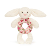 *NEW* Jellycat Blossom Cream Bunny Berry Ring Rattle