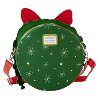 *FINAL SALE* Loungefly Dr. Seuss How the Grinch Stole Christmas! Figural Wreath Crossbody Bag