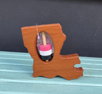 Bannor Louisiana State Wooden Rattle