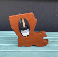 Bannor Louisiana State Wooden Rattle
