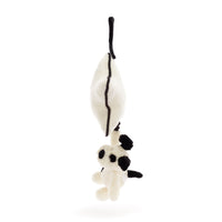 *NEW* Jellycat Bashful Black & Cream Puppy Musical Pull