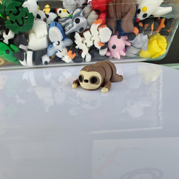 *NEW* Ruby's Dragons Tiny 3D Printed Sloth Fidgets