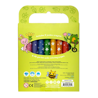 *NEW* Ooly Carry Along Coloring Book and Crayon Kit - Garden Pals