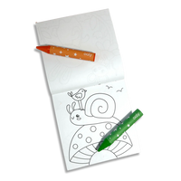 *NEW* Ooly Carry Along Coloring Book and Crayon Kit - Garden Pals