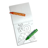 *NEW* Ooly Carry Along Coloring Book and Crayon Kit - Garden Pals