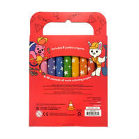 Ooly Carry Along Coloring Book and Crayon Kit - Work Zone