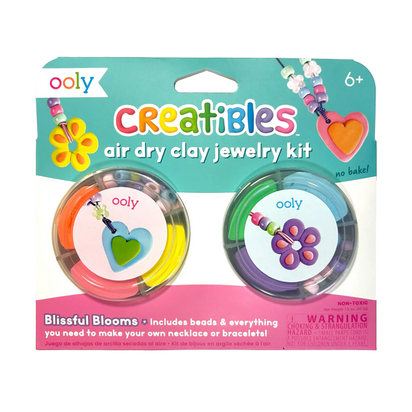 *NEW* Ooly Creatibles Air Dry Clay Jewelry Kit- Blissful Blooms