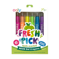 *NEW* Ooly Fresh Pick Apple Scented Gel Crayons