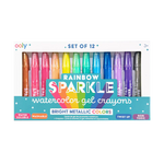 Ooly Rainbow Sparkle Metallic Watercolor Gel Crayons