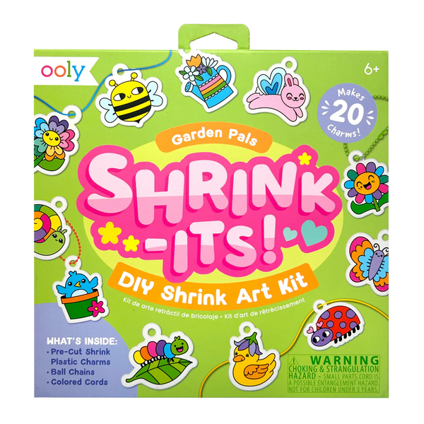 *NEW* Ooly Shrink-Its! DIY Shrink Art Kit - Garden Pals