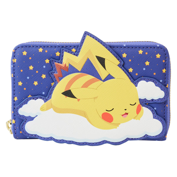 *NEW* Loungefly Pokémon Sleeping Pikachu and Friends Zip Around Wallet