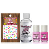 Piggy Paint Perfectly Pink Polish and Remover Gift Set