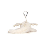 Jellycat Snow Dragon Bag Charm