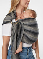 Sakura Bloom Linen Ring Sling - Lava Gradient