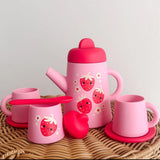 *NEW* Tiger Tribe Silicone Tea Set - Strawberry Patch