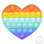 *FINAL SALE* Toy Network Rainbow Icon Bubble Popper - Heart