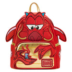Loungefly Mulan 25th Anniversary Mushu Glitter Cosplay Mini Backpack