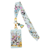 *FINAL SALE* Loungefly Disney Mickey and Friends Birthday Celebration Lanyard with Card Holder