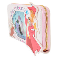 *FINAL SALE* Loungefly Sleeping Beauty Lenticular Princess Series Zip Around Wristlet Wallet