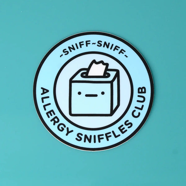 *NEW* Robot Dance Battle 'Allergy Sniffles Club' Vinyl Sticker